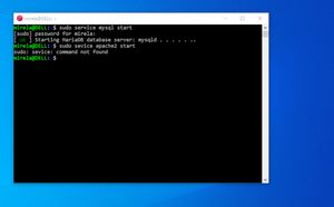 Setup PHP LAMP stack in Windows 10 With WSL